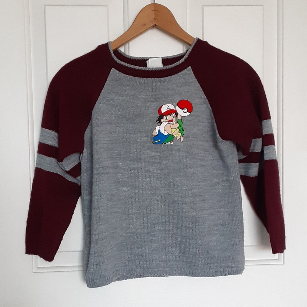 Kids Pokémon sweater and dog-tag